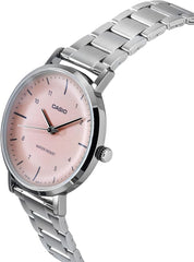 Casio Women 3-Hand Watch - Pink / Silver | LTP-VT03D-4BDF
