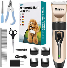 Cordless Pet Grooming Hair Clipper Kit | IG035