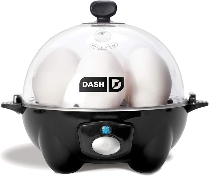 DASH Rapid Egg Cooker 6 Egg Capacity Black | DEC005BK