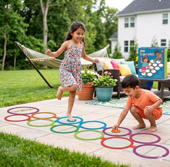 Arobro Hopscotch Indoor & Outdoor Game Set for Kids Age 3+ | 5015