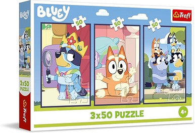 Trefl 3×50 “The Bluey Family” Puzzle Set | 34890
