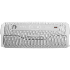 JBL Flip 6 Portable Waterproof Bluetooth Speaker, White | JBLFLIP6WHTAM