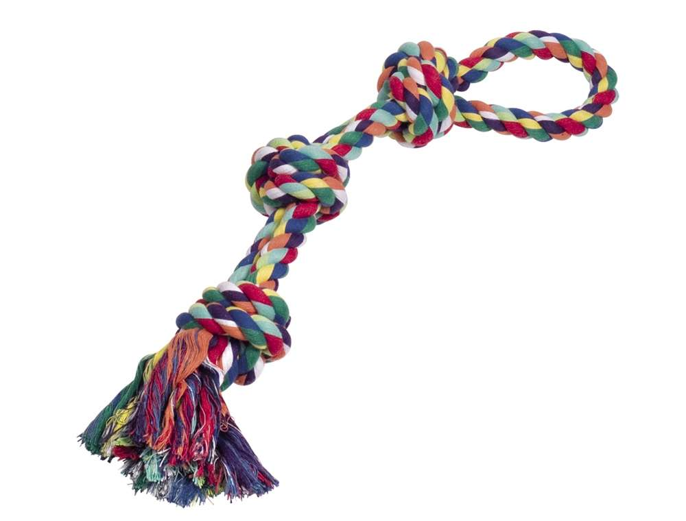 Nobby Playing Rope 600g 3 Nodes Dog Toy | 72494