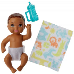 Barbie Babysitters Inc. Diaper Baby Story Pack with Brown Hair | FHY81