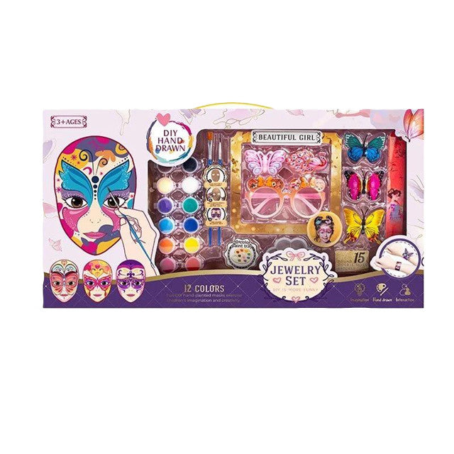 DIY Hand-Drawn Face Painting & Jewelry Set | JDL295-3