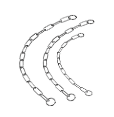 Nobby Chrome Large Link Chain Collar | 73025