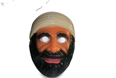 Bearded Character Full Face Costume Mask | 74579