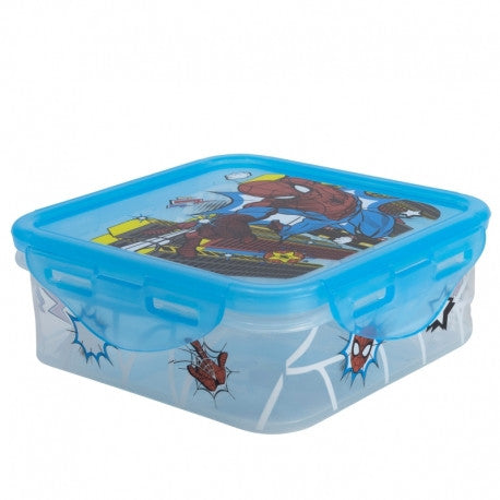 Stor Square Hermetic Food Container 500ml Spiderman Midnight Flyer | 74759