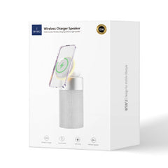 WIWU 3 in 1 wireless charger speaker Wi-W022 White | WI-W022-WT