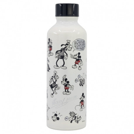 Stor Young Adult Aluminium Trend Bottle 755ml Mickey Mouse Vintage | 75559