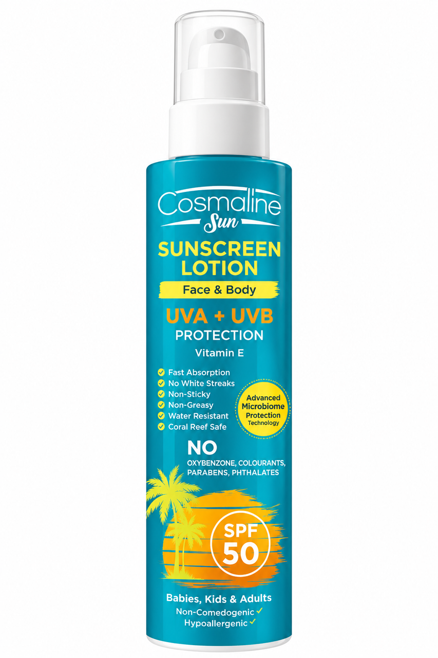 Cosmaline Sun Sunscreen Lotion SPF 50 190ml | B0020042