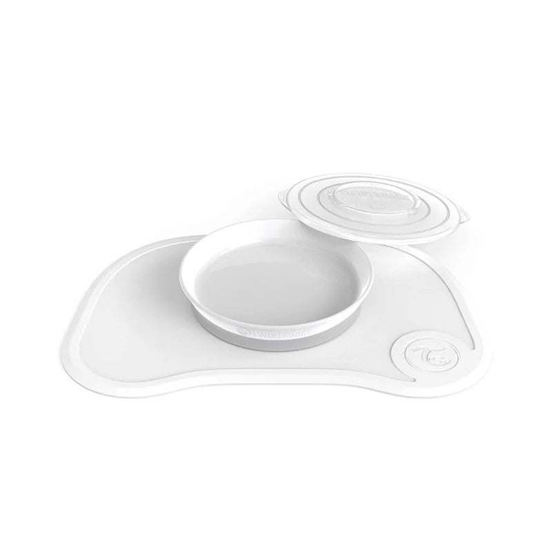 Twistshake Click Mat + Plate 6+m White | 78137
