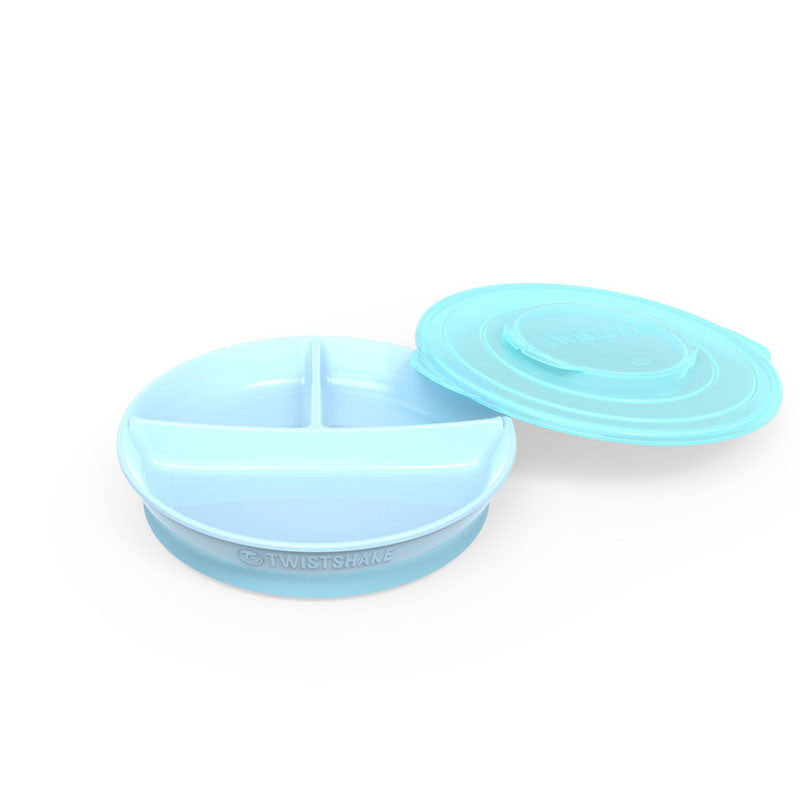 Twistshake Divided Plate 6+m Pastel , Blue | 78170