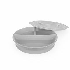 Twistshake Divided Plate 6+m Pastel , Grey | 78174