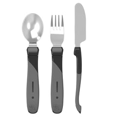 Twistshake Learn Cutlery Stainless Steel 12+ Months – Black | 78218