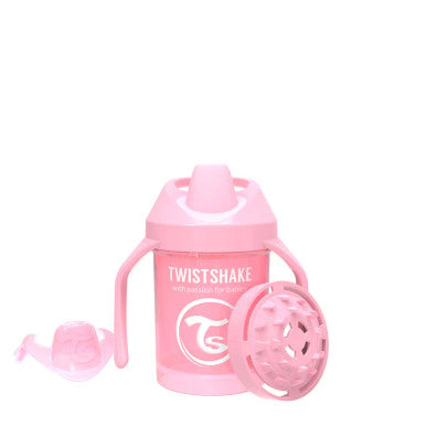 Twistshake Mini Cup 230ml 4+m Pastel Pink | 78267