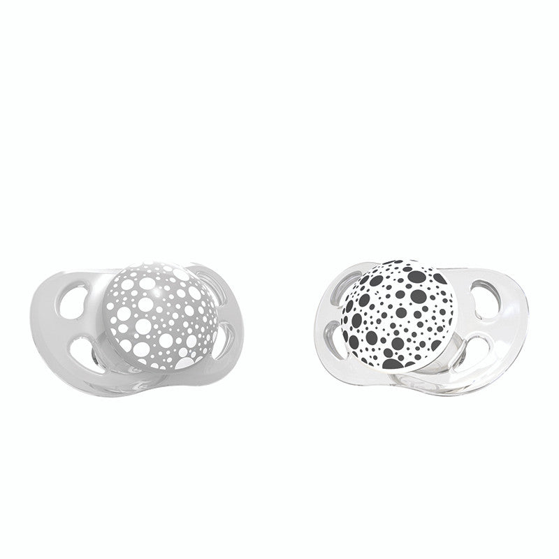 Twistshake 2x Pacifier 0-6m Pastel Grey White | 78594