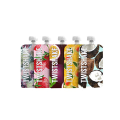 Twistshake 5x Squeeze Bag 220ml Fruit | 78617