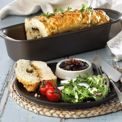 Pyrex AsimetriA Metal Easy-grip Loaf pan, Moule 30cm