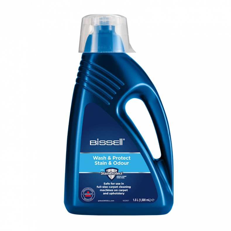 BISSELL Wash & Protect Stain & Odour Carpet Cleaning Formula 1.5L | 1086K