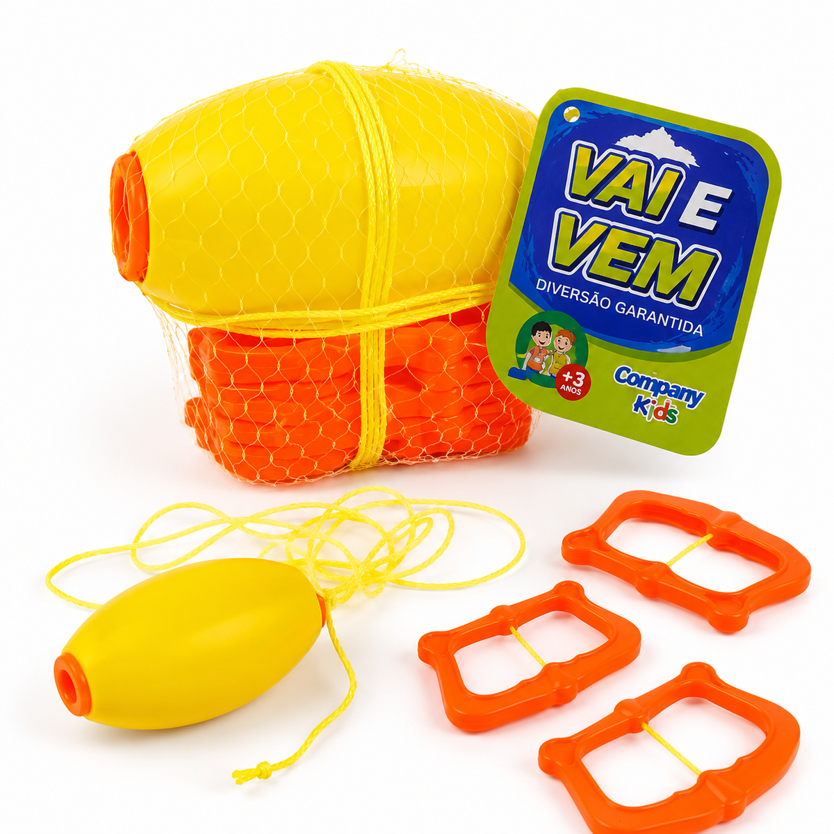 Kids Pull-and-Release Flying Ball Game Set | L-07i