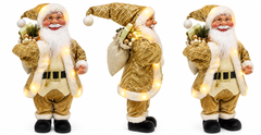 Christmas Light-Up Santa Claus Decoration Gold | CK9183-28G