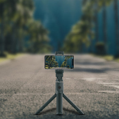 Porodo Bluetooth Selfie-Stick With Tripod ,Black |PD-UBTSV3-BK