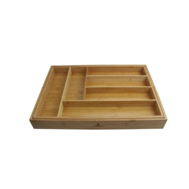 Karaca Kitchen Utensil Drawer Organizer, 58.5x43x4.8cm, Bamboo |  800.01.01.0568