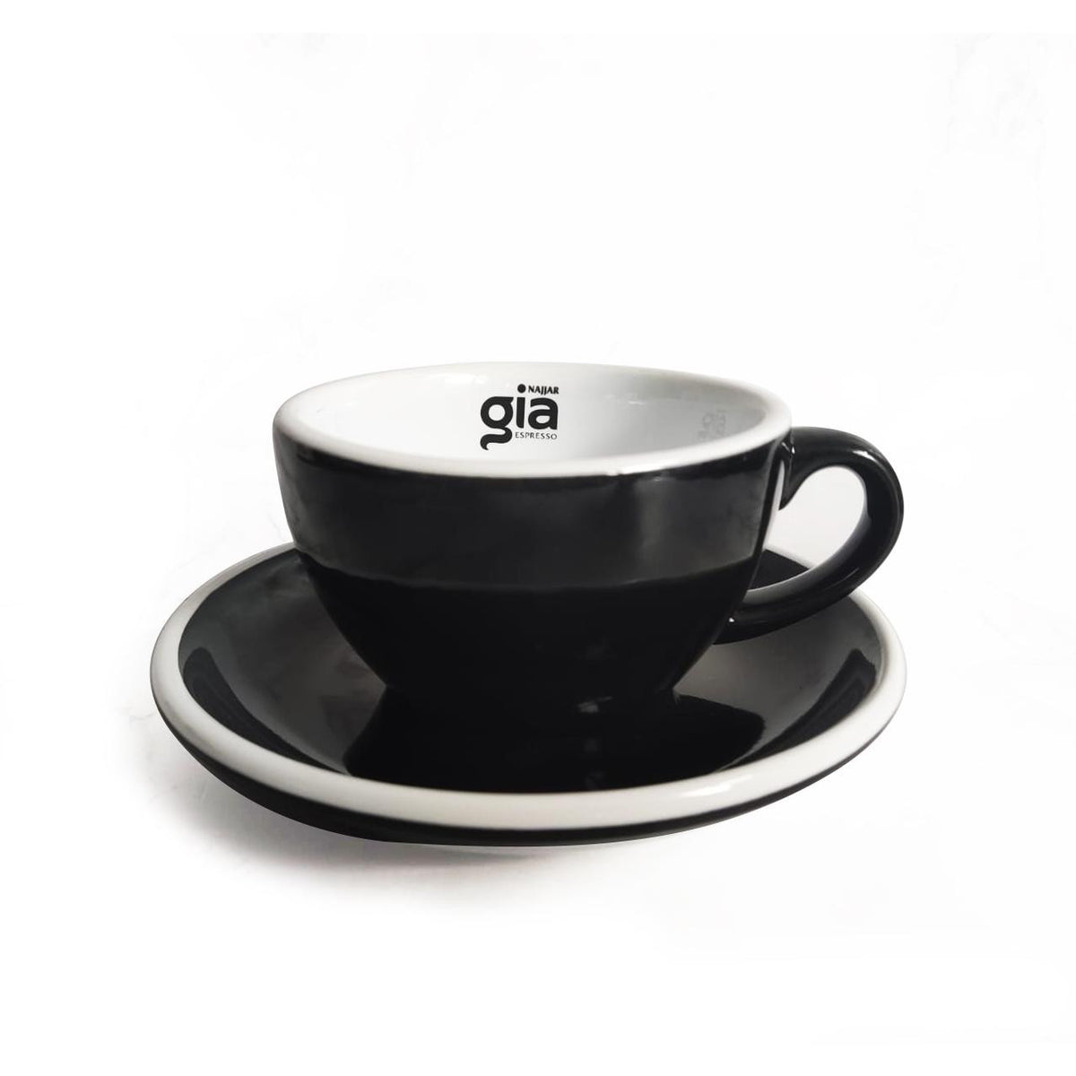 Najjar Gia Porcelain Set Cappuccino Cups & Saucers ( 6 Cups + 6 Saucers )