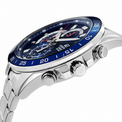 Casio Edifice Men Chronograph Watch - Silver Blue | EFV-550D-2AVUDF