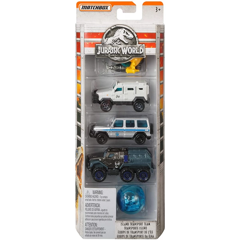 Matchbox 5-Pack Jurassic World