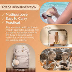 Roll On Sunscreen Applicator - Beige