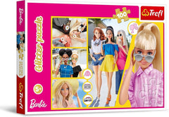 Trefl Puzzles 100 Glitter- Glitter Barbie / 12P | 14830