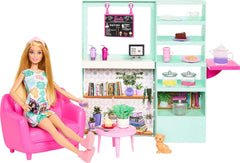Barbie Cute 'N Cozy Café Doll & Playset with 21 Accessories | HKT94