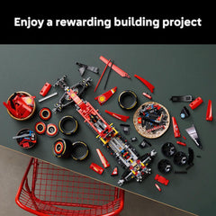 مجموعة بناء نموذج سيارة فيراري SF-24 F1 من LEGO Technic - طقم 42207
