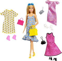 Barbie Fashion Doll with 11 Fashion Accessories - Blonde | FVJ42