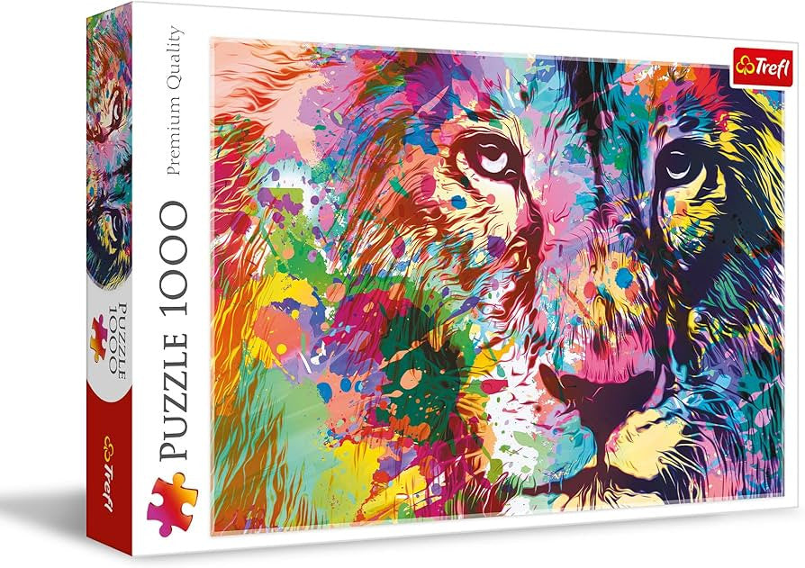 Trefl Colorful Lion Puzzle - 1000 Pieces | 10707