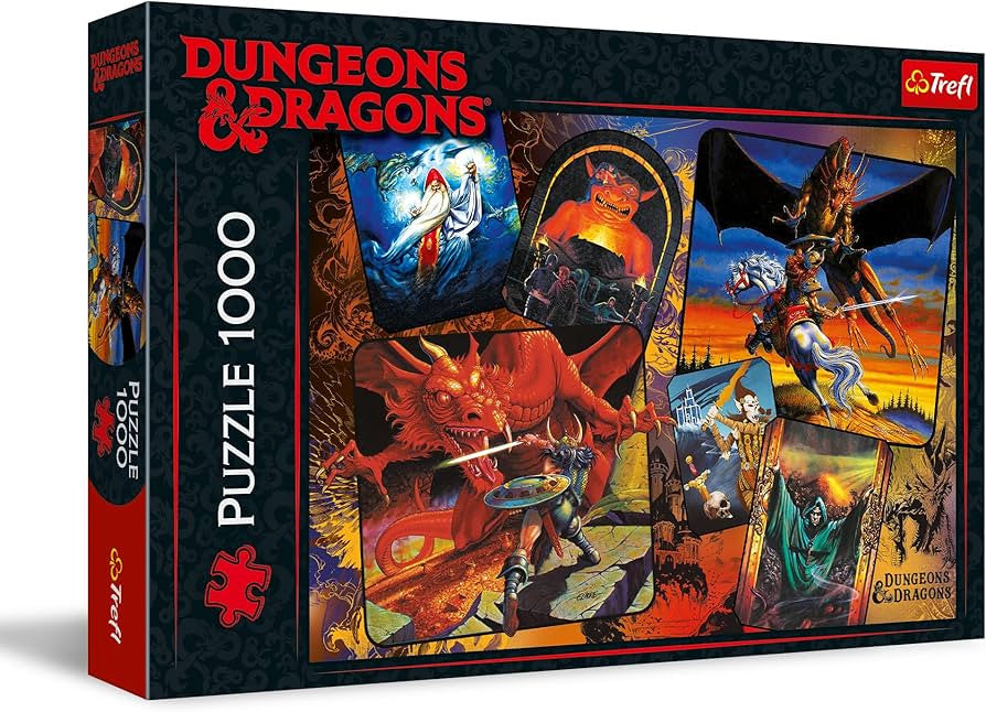 Trefl - The Origins of Dungeons & Dragons 1000-Piece Jigsaw Puzzle | 10739