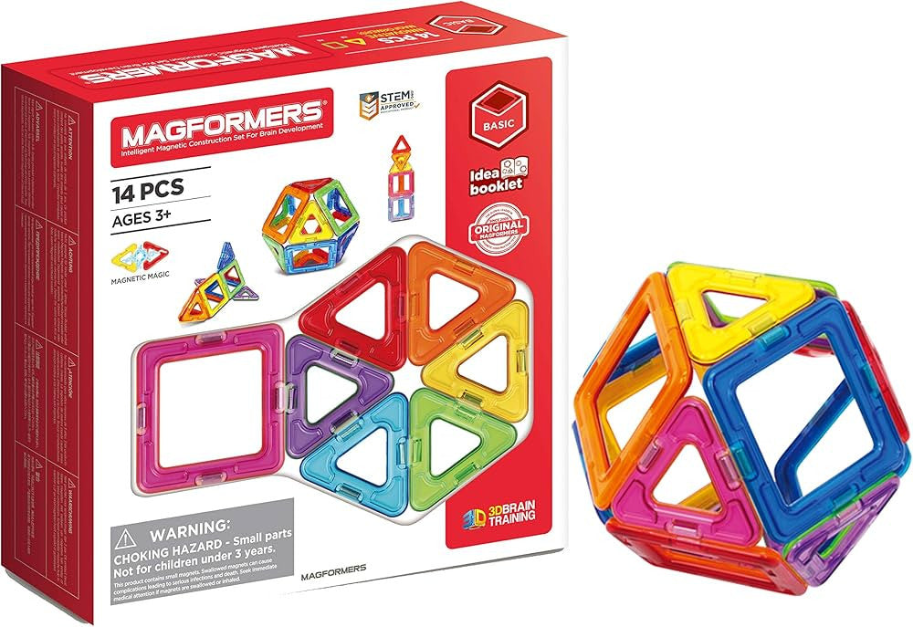 Magic Magnetic Basic Plus Construction Set 14 Pieces | JH8627
