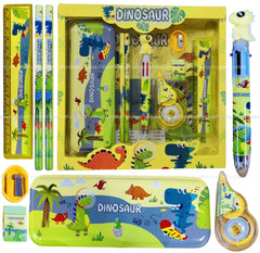 Dinosaur Stationery Set - Pencil Case & School Supplies - Multicolor | WJ1959A