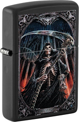 Zippo Anne Stokes Final Verdict Black Matte Windproof Lighter | 46164