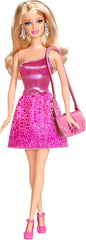 Barbie Glitz Doll with Blonde Hair, Pink Sparkle Party Dress & Purse | BCN35