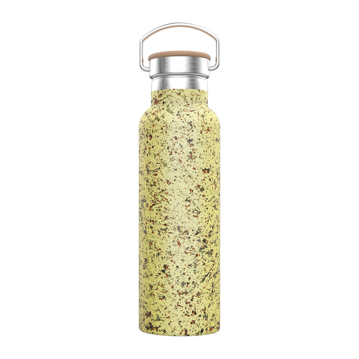 Green Lion Stainless Steel Water Bottle – 600 ml Pattern Edition