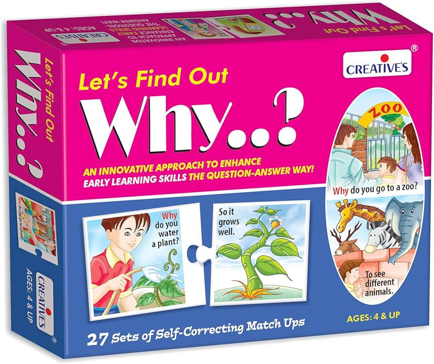 Creatives Let’s Find Out Why? - Question & Answer Learning Game | 1013