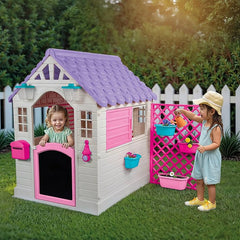Dolu Kids Garden Playhouse Pink Purple | 2578