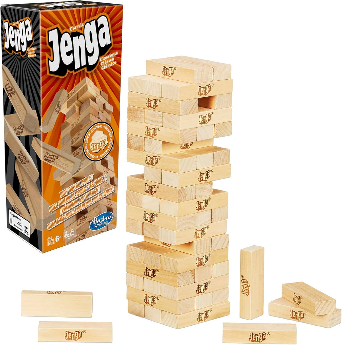 Hasbro Jenga Classic Game | HBGMG1499E