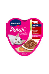 Vitakraft Poésie Création Beef & Carrots Cat Food - 85g | 200780