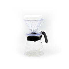 Hario V60 Pour-Over Coffee Dripper Set - Size 02 with Glass Server