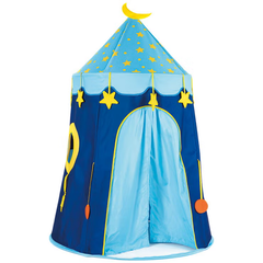 Guan Sheng Children's Castle Tent - Blue & Yellow | GS1205B
