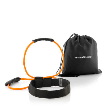 InnovaGoods Belt With Resistance Bands For Glutes And Exercise Guide Bootrainer | V0103038